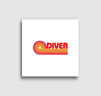 Retro Diver vászonkép