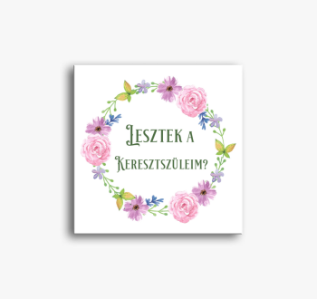 Keresztszülő vászonk