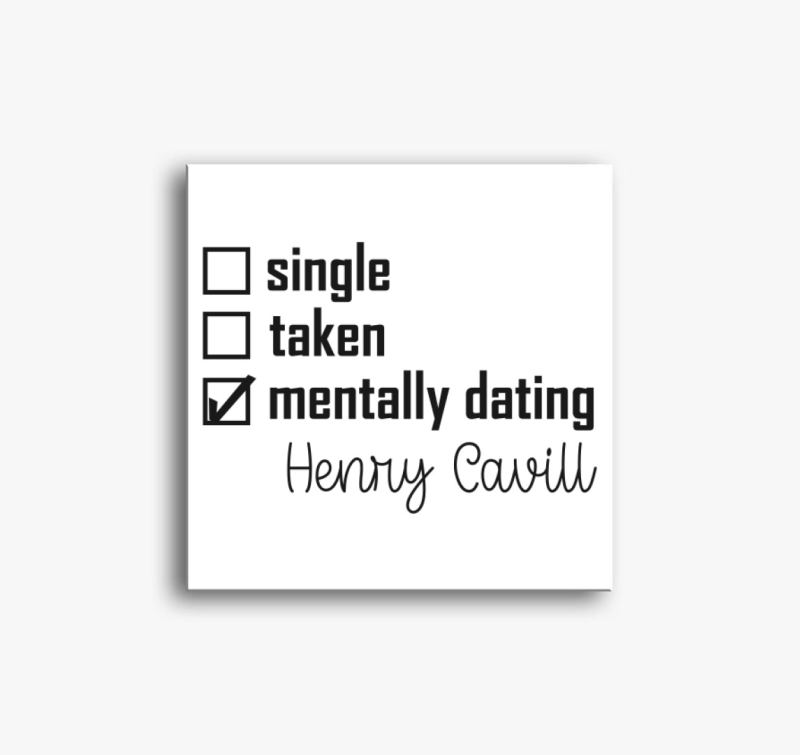 Mentally dating Cavill vászonkép