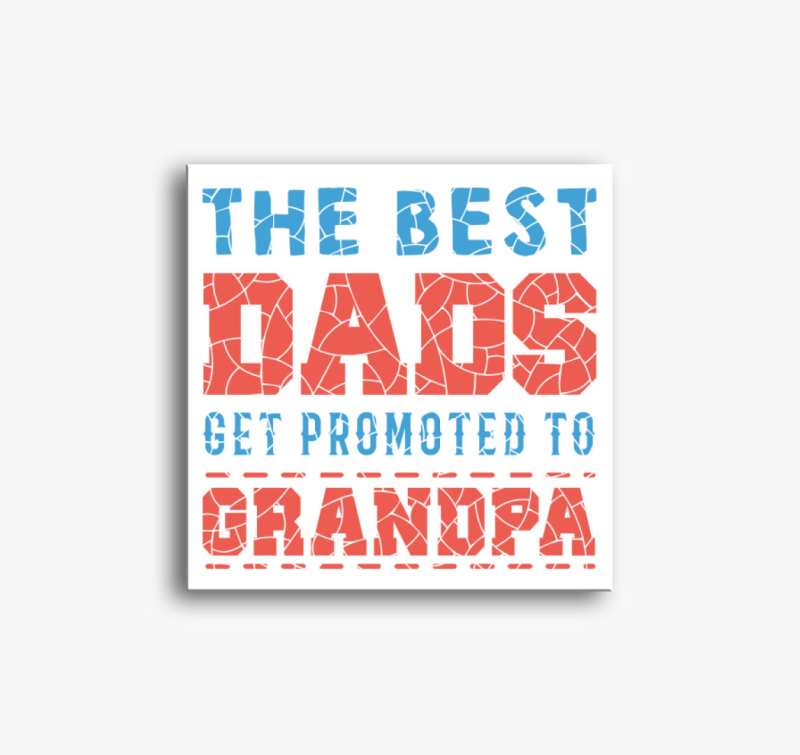 Promoted grandpa vászonkép