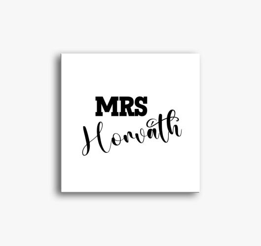 MRS FELESÉG vászonkép