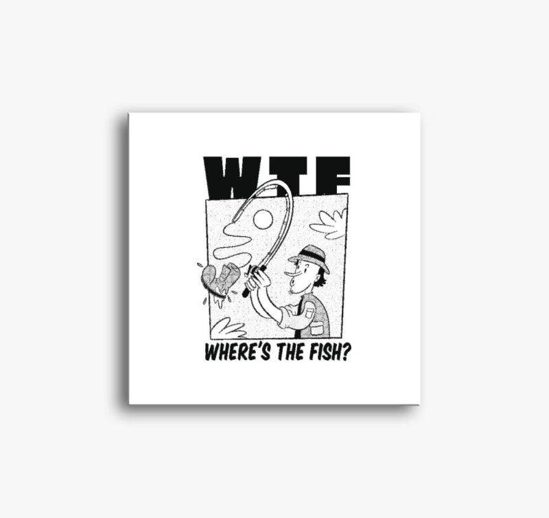 Oszt hol a hal? vászonkép