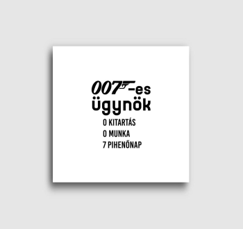 007-es ügynök pihenőnap vászonkép
