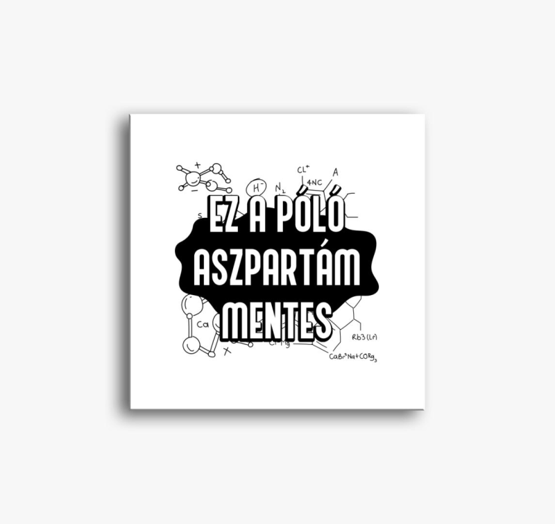 Ez a vászonkép aszpartám mentes vászonkép
