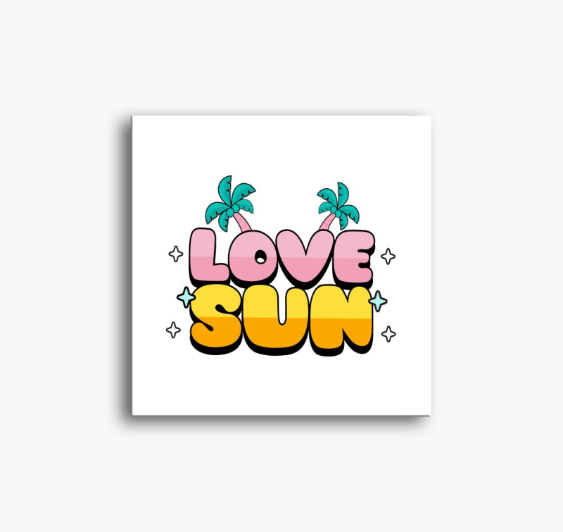 Love Sun vászonkép