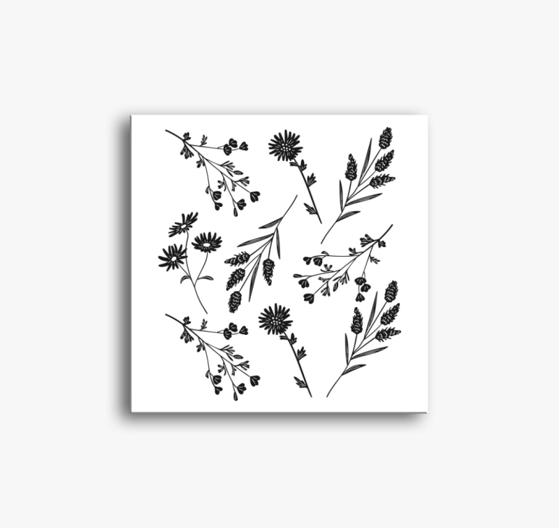 Vadvirágok - ff vászonkép