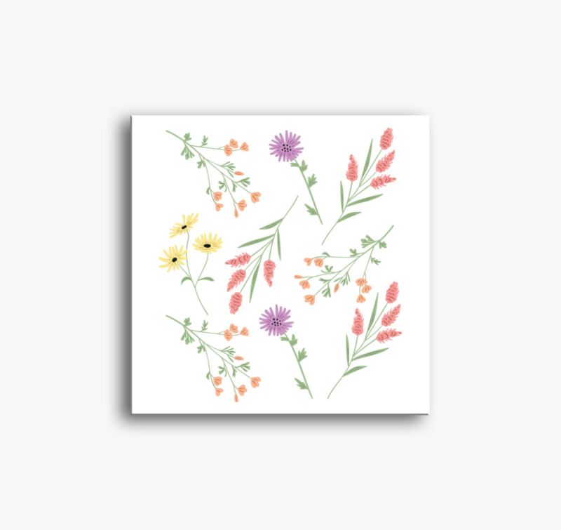 Vadvirágok vászonkép