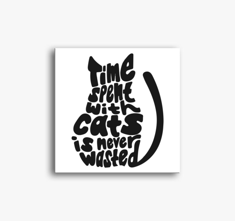 Cat Time vászonkép