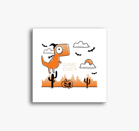 Game Over Halloween vászonkép...