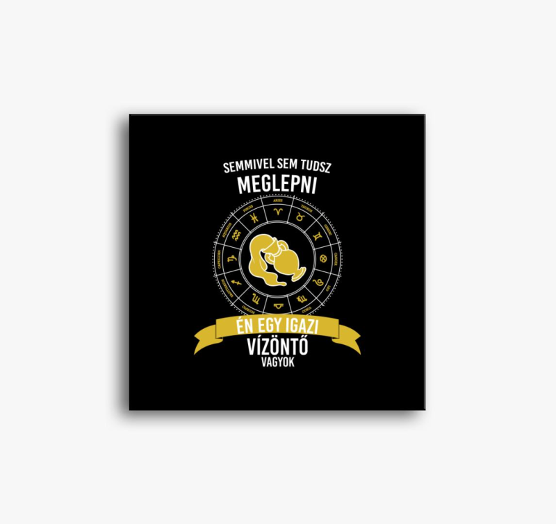 Igazi vízöntő vagyok - vízöntő horoszkóp vászonkép
