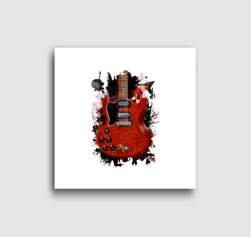 Tony Iommi Monkey gitár vászonkép