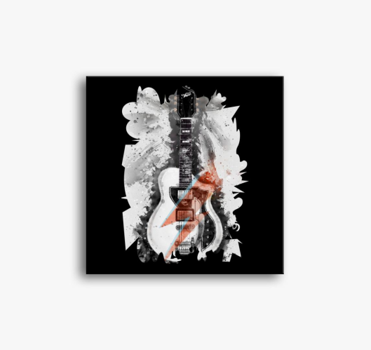 David Bowie gitár vászonkép