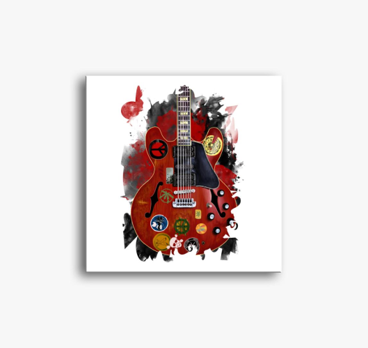 Alvin Lee gitár vászonkép