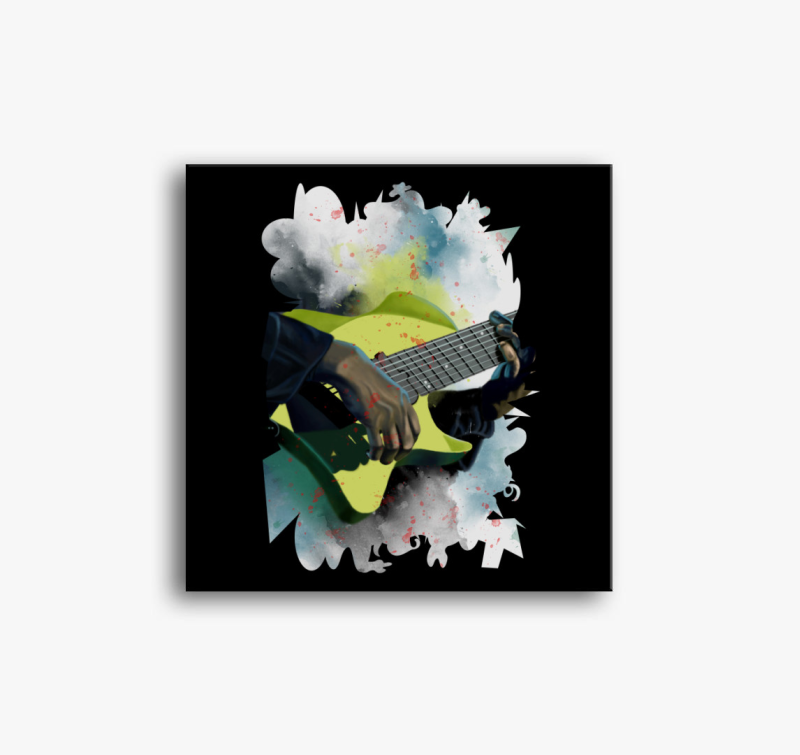 Tosin Abasi gitár vászonkép