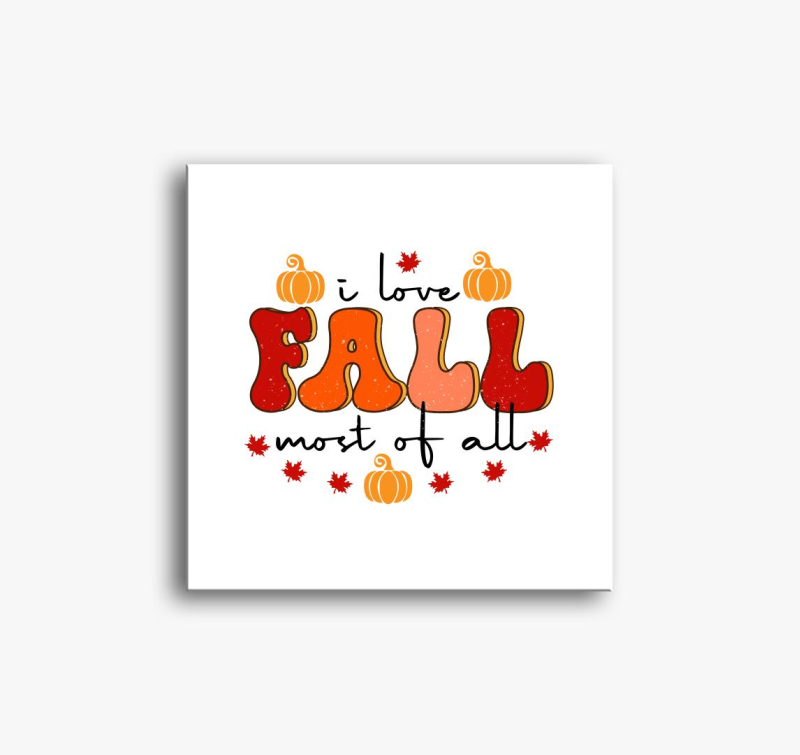 I love fall vászonkép