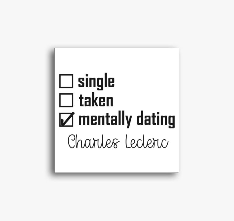 Mentally dating Leclerc vászonkép