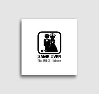 GameOver egyedi vászonkép