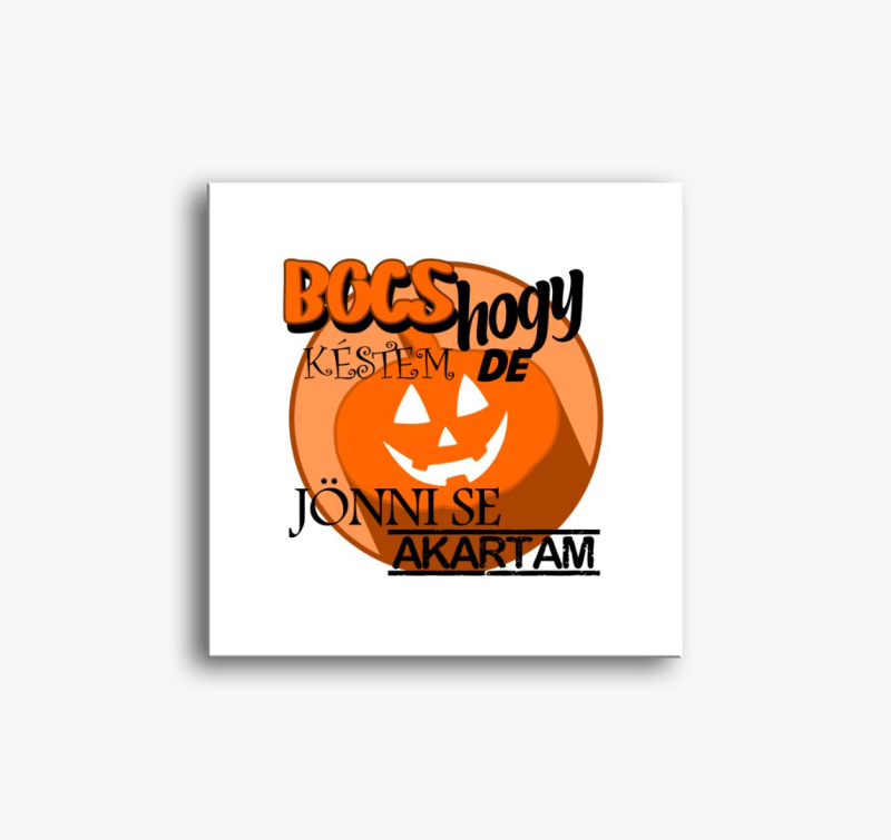 Halloween bocs vászonkép