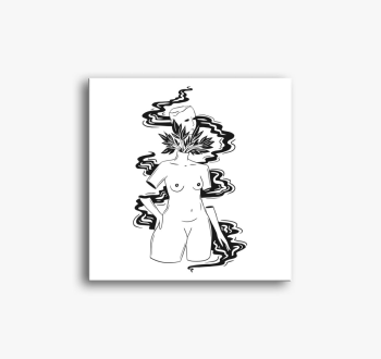 Női báj vászonkép