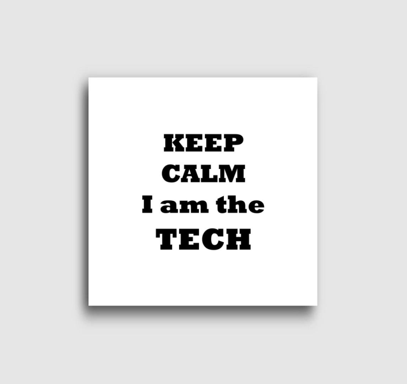 keep calm TECH vászonkép