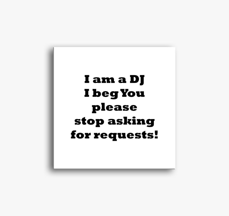 DJ kérések vászonkép