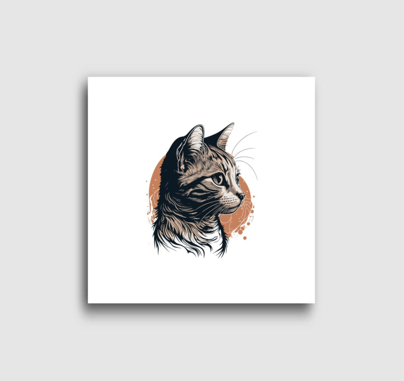 Aranyos cica vászonkép