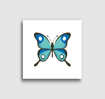 Gyönyörű kék pillangó vászonkép