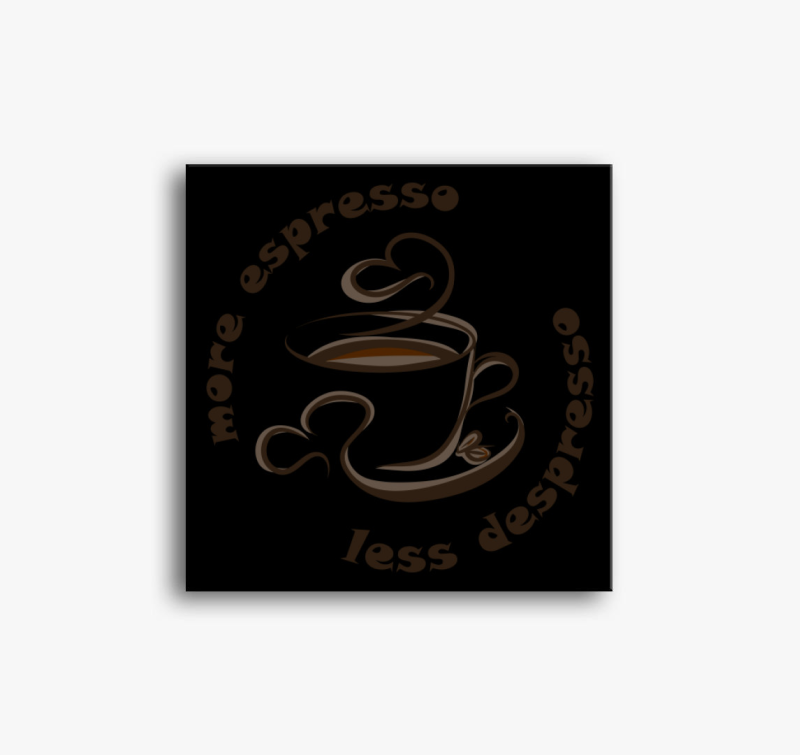 More espresso vászonkép