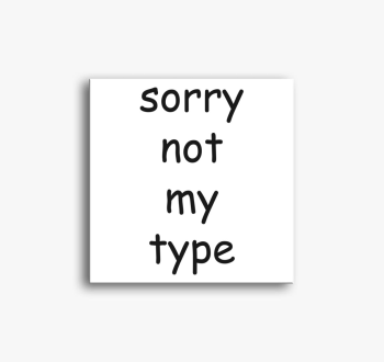 Comic sans type vász