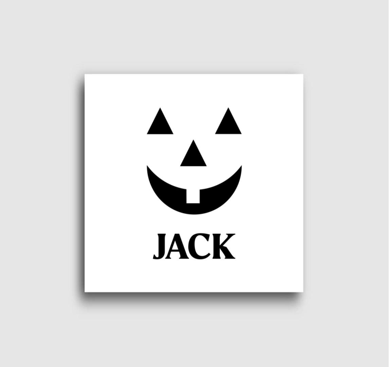 Pumpkin face névvel vászonkép