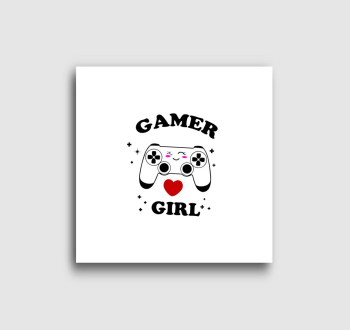 Gamer girl joytick vászonkép