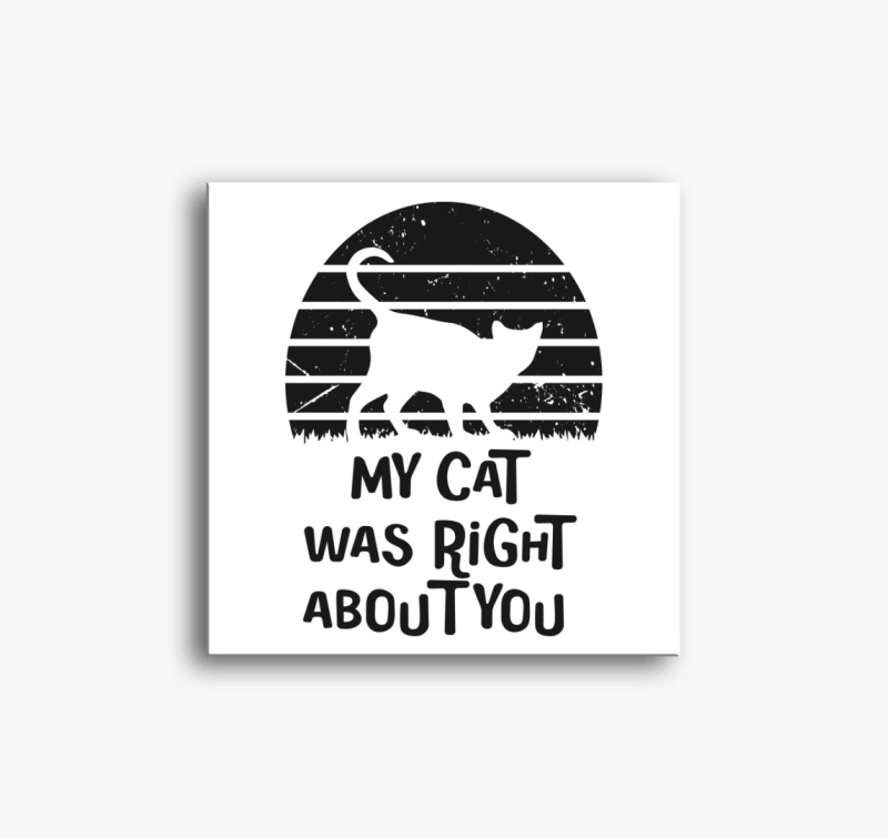 My cat right vászonkép