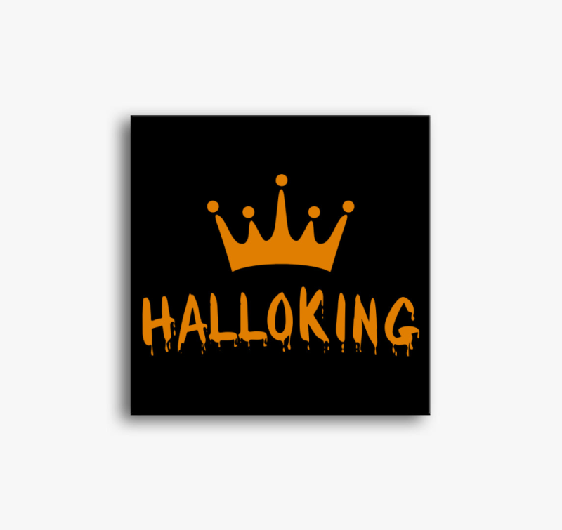 HalloKing narancssárga vászonkép