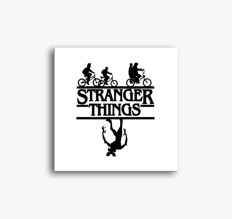 Stranger Things 2 sziluett vászonkép