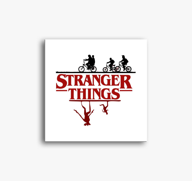 Stranger Things 3 sziluett vászonkép