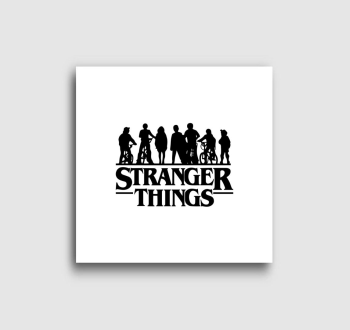 Stranger Things 5 sziluett vászonkép