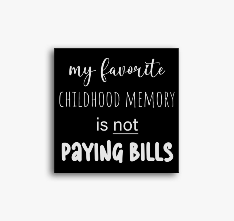 Paying bills vászonkép