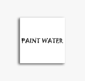 Paint water black vá