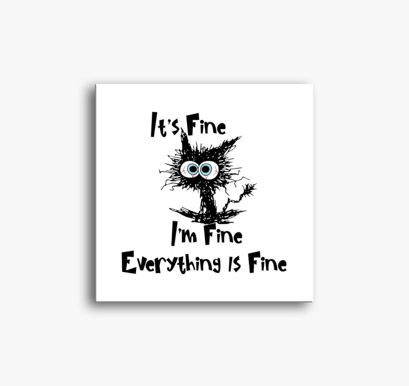 CAT FINE vászonkép