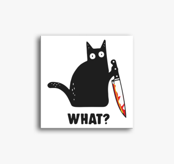 Cat knife vászonkép