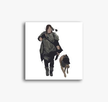 Daryl and Dog vászon