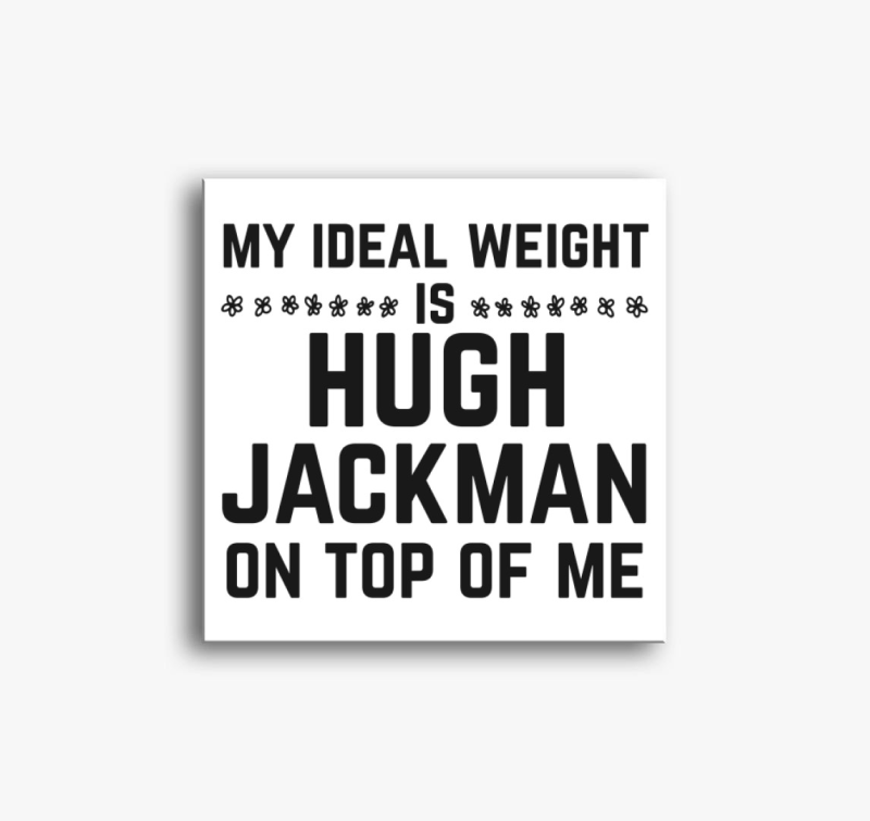 Ideal weight HJ vászonkép