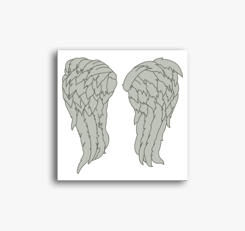 Daryl wings vászonkép