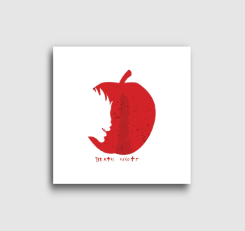 Deathnote apple silhouette vászonkép