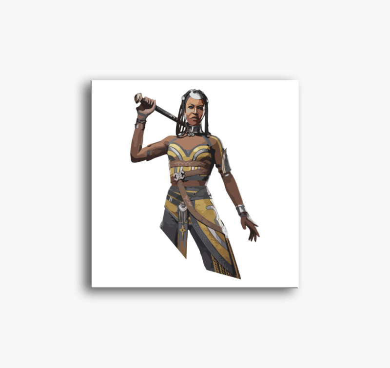 The Walking Dead Michonne avatar vászonkép
