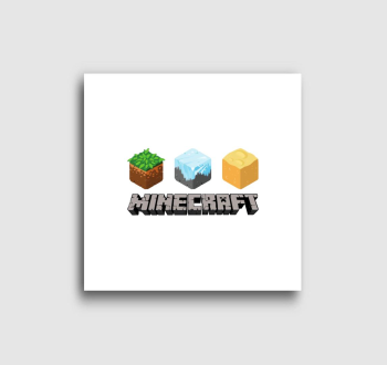 Minecraft felirat vászonkép