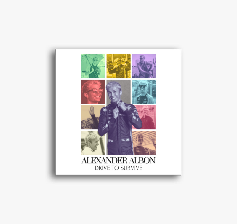 Alexander Albon F1 vászonkép