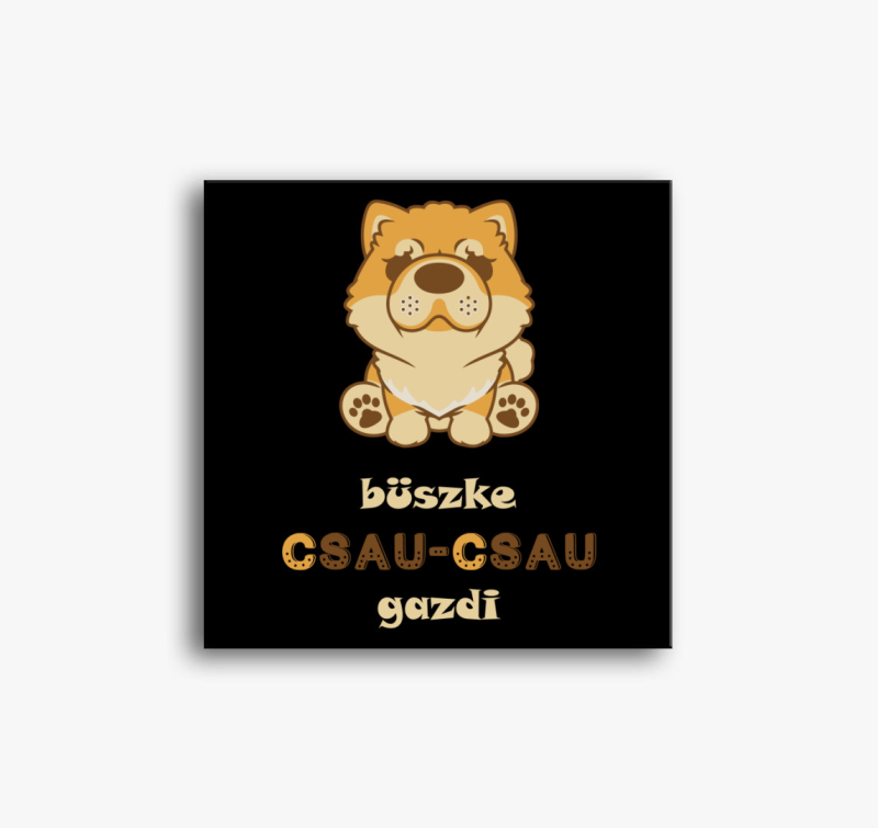 Vöröses csaucsau vászonkép