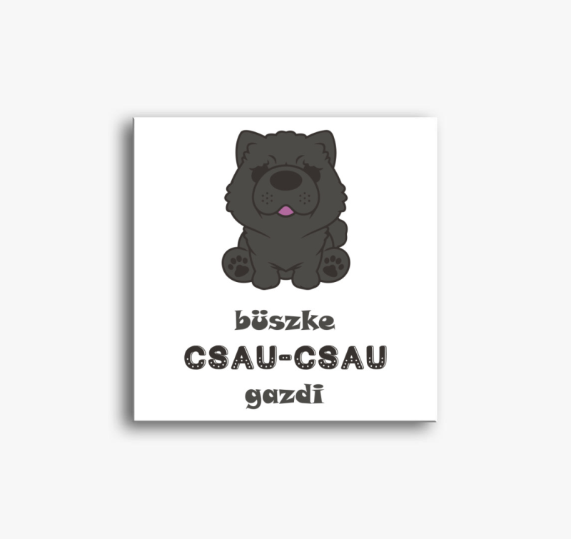 Fekete csaucsau vászonkép