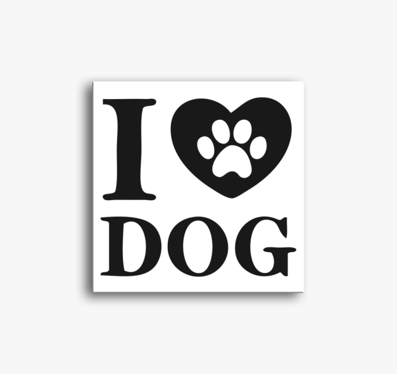 I love dog vászonkép